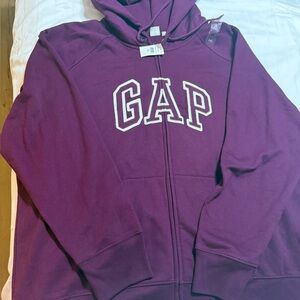 GAP Maroon Hoodie Jacket